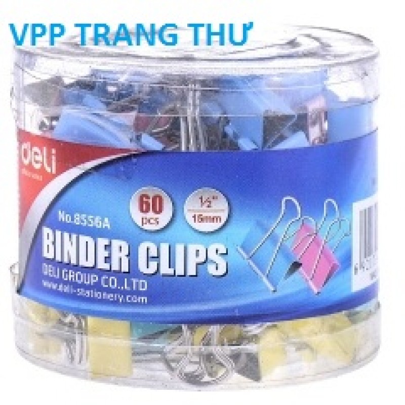 Kẹp bướm Deli màu 19mm Kẹp bướm Deli màu 19mm